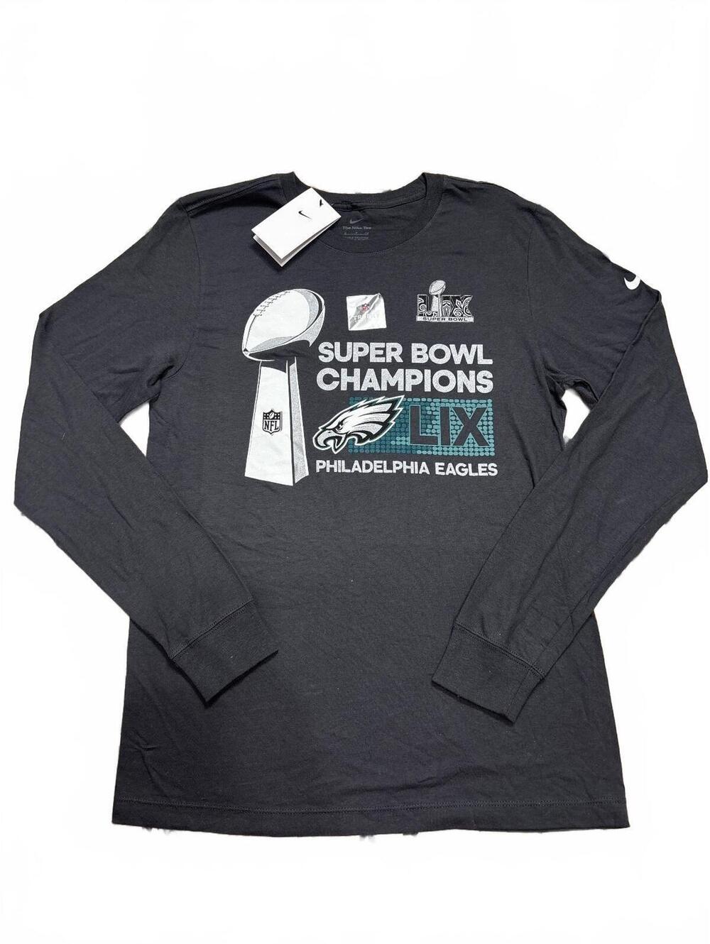 Nike Philadelphia Eagles Super Bowl LIX Champions Long Sleeve T-Shirt